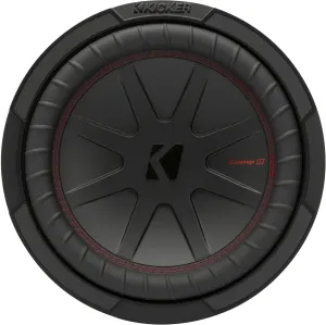 Kicker 48CWR104 CompR 10" Subwoofer, DVC, 4-ohm
