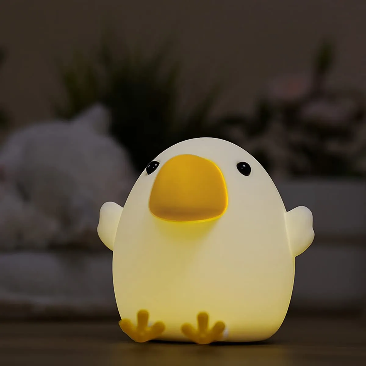 Kids Night Light, Cute Silicone Bird Nursery Lamp for Baby and Toddler,Animal Night Light for Boys and Girls,Squishy Night Light for Bedroom and Kids Room,Kids Gift (Bird)