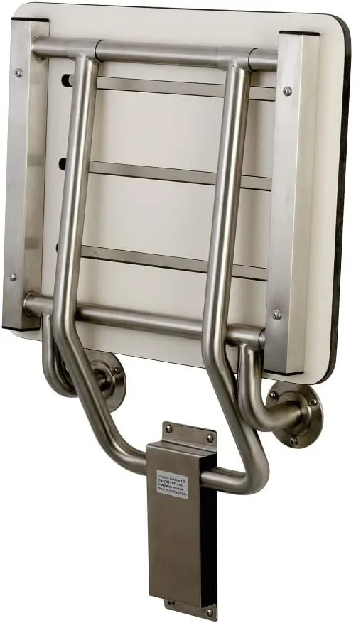 Kingston Brass KBSS1816 Adascape-Shower-Seat, Brushed Stainless Steel