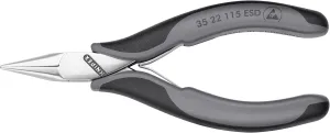 Knipex 35-22-115-ESD ESD Precision Electronics Pliers (half-round jaws) - MultiGrip