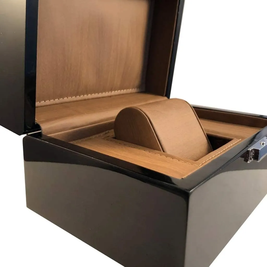 KYUSAR Watch Box Watch Holder Single Wooden Watch Box Watch Storage Box Gift Box Display Cabinet Mechanical Watch Case Watch Case