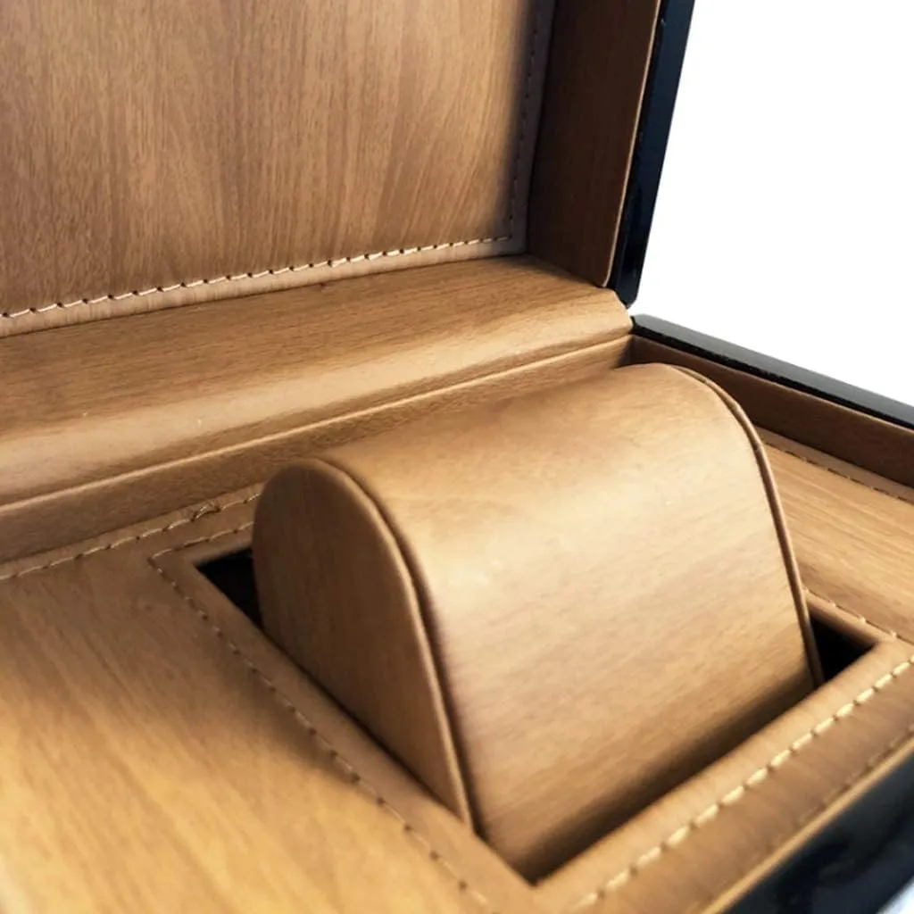 KYUSAR Watch Box Watch Holder Single Wooden Watch Box Watch Storage Box Gift Box Display Cabinet Mechanical Watch Case Watch Case