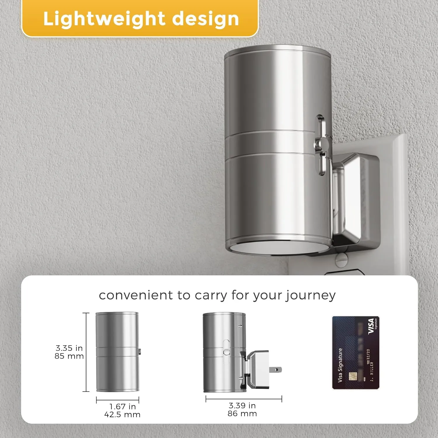 L LOHAS LED Night Light, Automatic Night Lights Plug into Wall, 2 Pack Nightlights With Light Sensor, 3000K Soft White 0-100LM Dimmable Modern Nightlight for Kids Bedroom Hallway