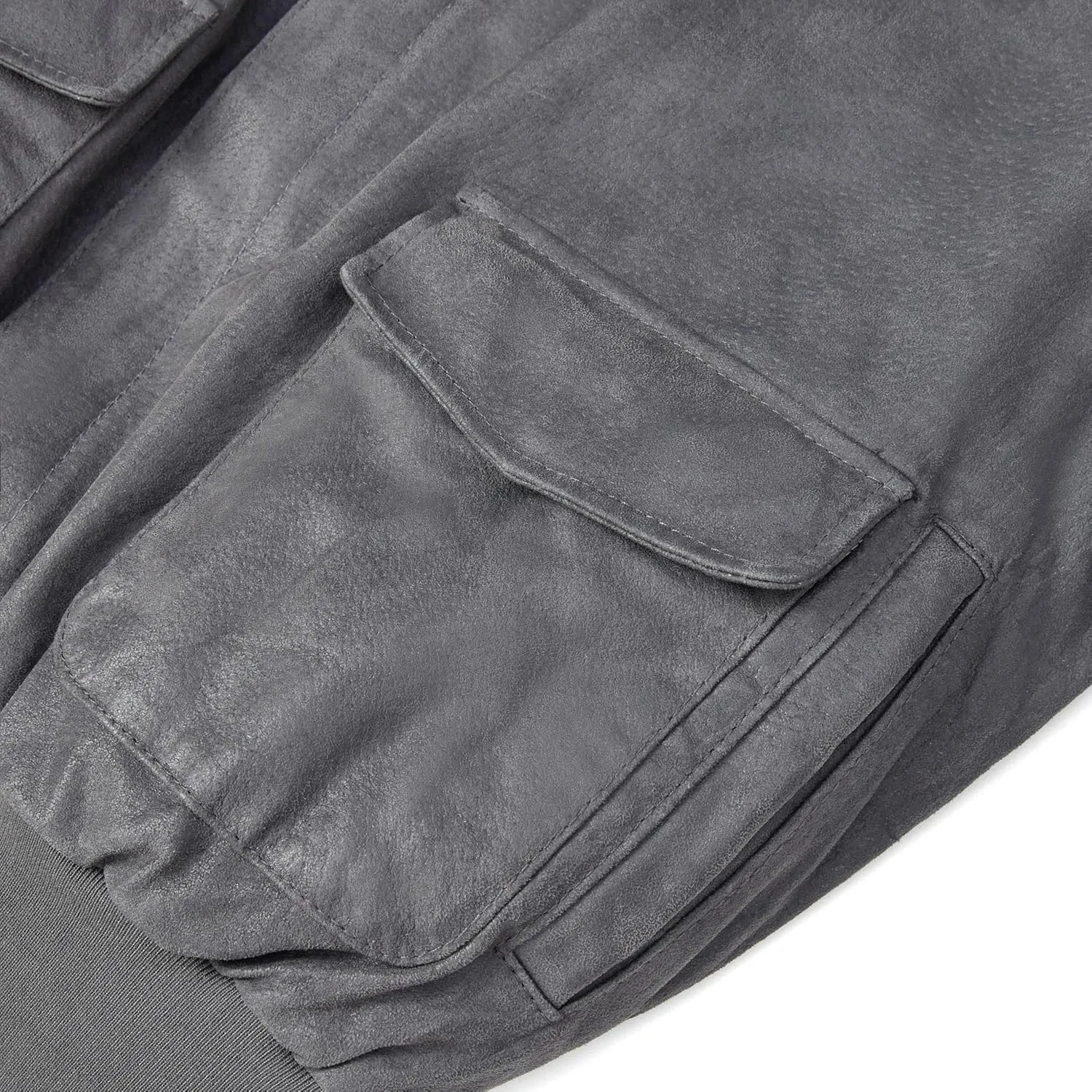Landing Leathers Men Air Force A-2 Leather Flight Bomber Jacket (Also available in Big & Tall)