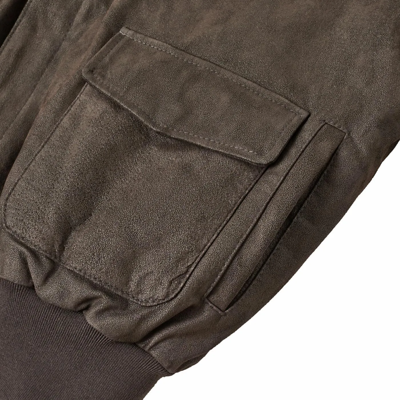 Landing Leathers Men Air Force A-2 Leather Flight Bomber Jacket (Also available in Big & Tall)