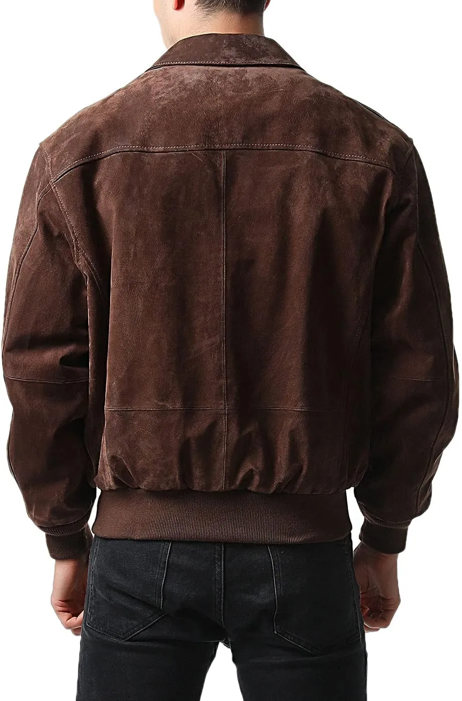 Landing Leathers Men Air Force A-2 Leather Flight Bomber Jacket (Also available in Big & Tall)