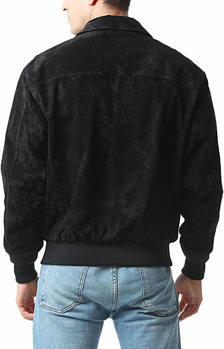Landing Leathers Men Air Force A-2 Leather Flight Bomber Jacket (Also available in Big & Tall)