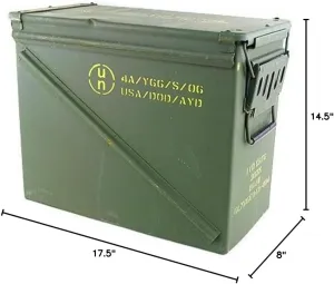 Large Military Ammo Box Watertight Camping Storage