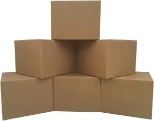 Large Moving Boxes (6 Pack) 20x20x15-inches Packing Cardboard Box
