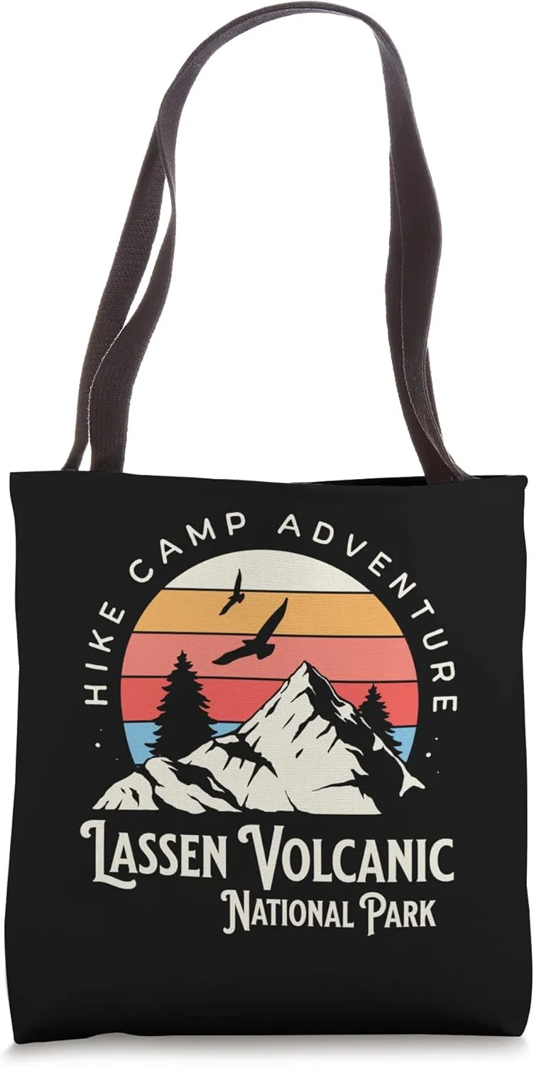 Lassen Volcanic California Nature Hike Mountains Outdoors Tote Bag