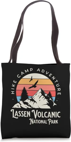 Lassen Volcanic California Nature Hike Mountains Outdoors Tote Bag
