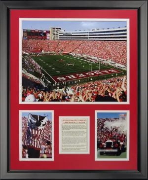 Legends Never Die University of Wisconsin - Camp Randall Stadium Framed Photo Collage, 16" x 20", (19986U)
