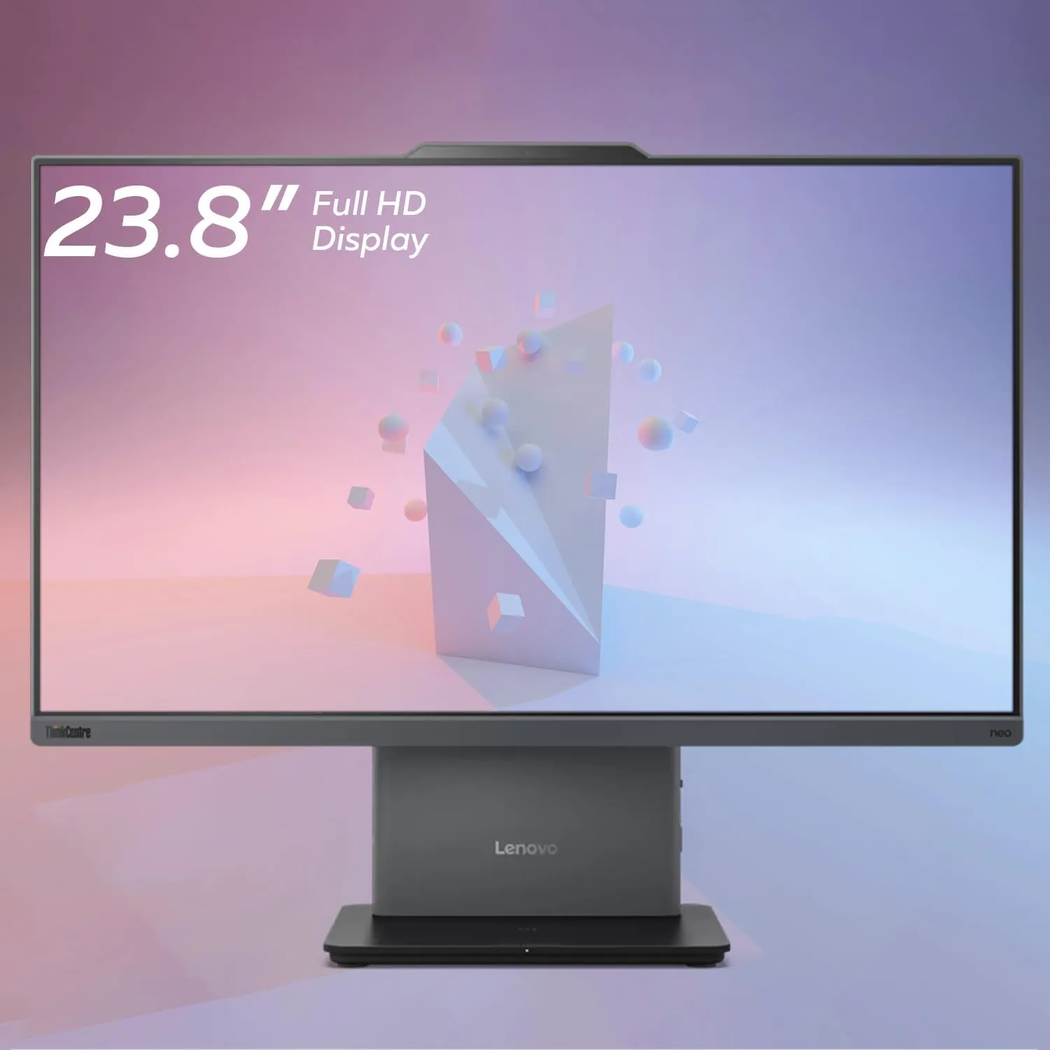Lenovo ThinkCentre All-in-One Desktop Computer, 23.8” FHD Micro-Edge Display, 13th Gen Intel i7-13620H, 32GB DDR5 SODIMM, 1TB SSD, Webcam, HDMI, RJ-45, Wired Keyboard & Mouse, Wi-Fi 6, Windows 11 Pro
