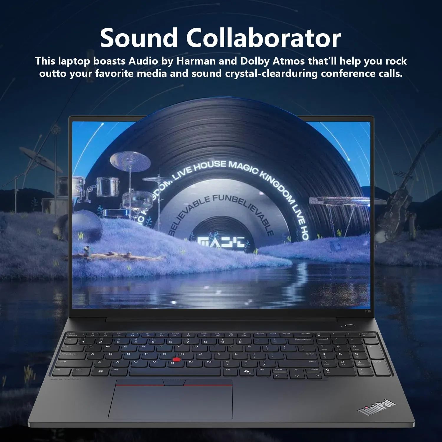 Lenovo ThinkPad E16 AI-Optimized Business Laptop, 16" FHD , Intel Core Ultra 7 155U, 64GB DDR5 RAM, 2TB SSD, Fingerprint, Backlit, HDMI, Wi-Fi 6, Windows 11 Pro, Bundle with Targus Docking Station