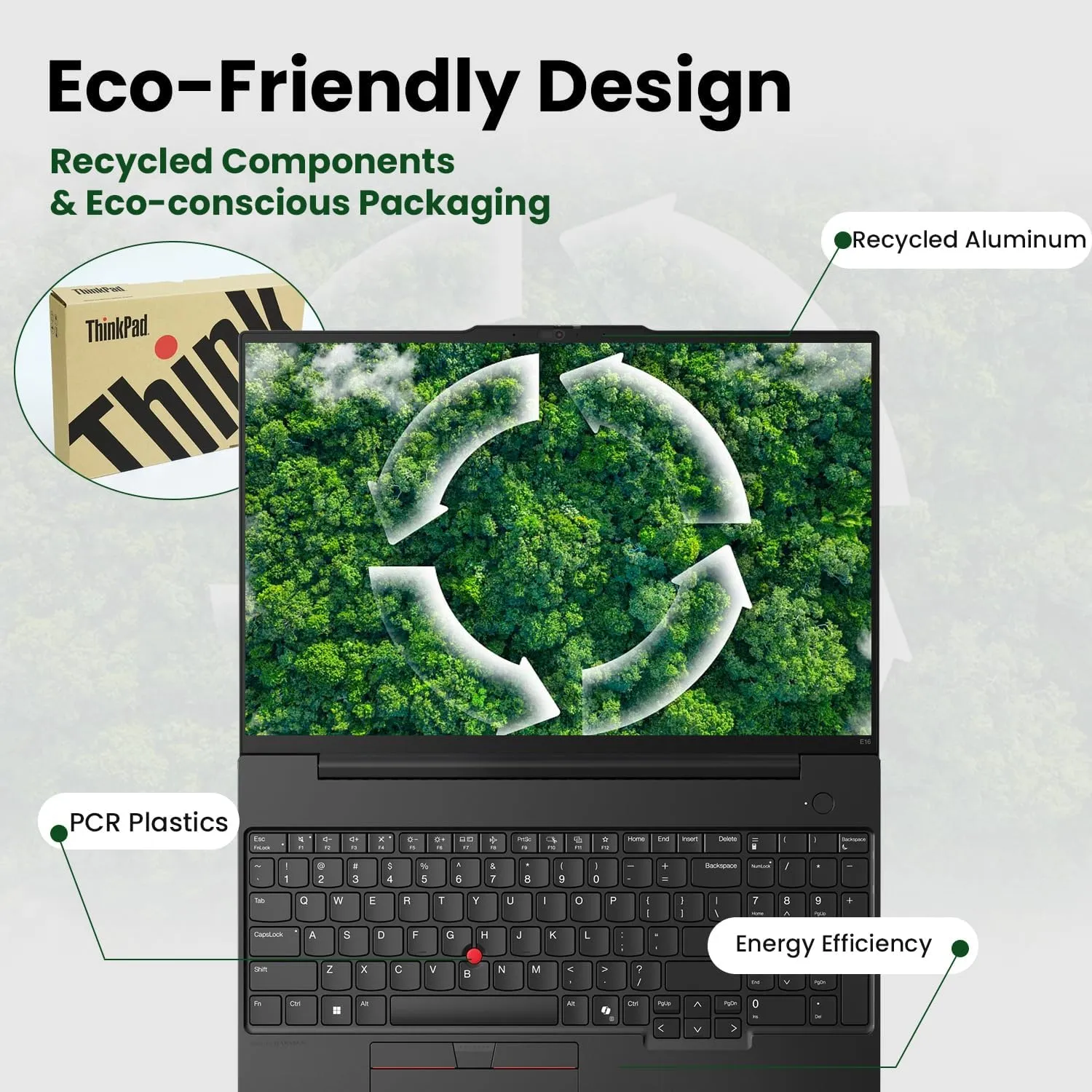 Lenovo ThinkPad E16 AI-Optimized Business Laptop, 16" FHD , Intel Core Ultra 7 155U, 64GB DDR5 RAM, 2TB SSD, Fingerprint, Backlit, HDMI, Wi-Fi 6, Windows 11 Pro, Bundle with Targus Docking Station