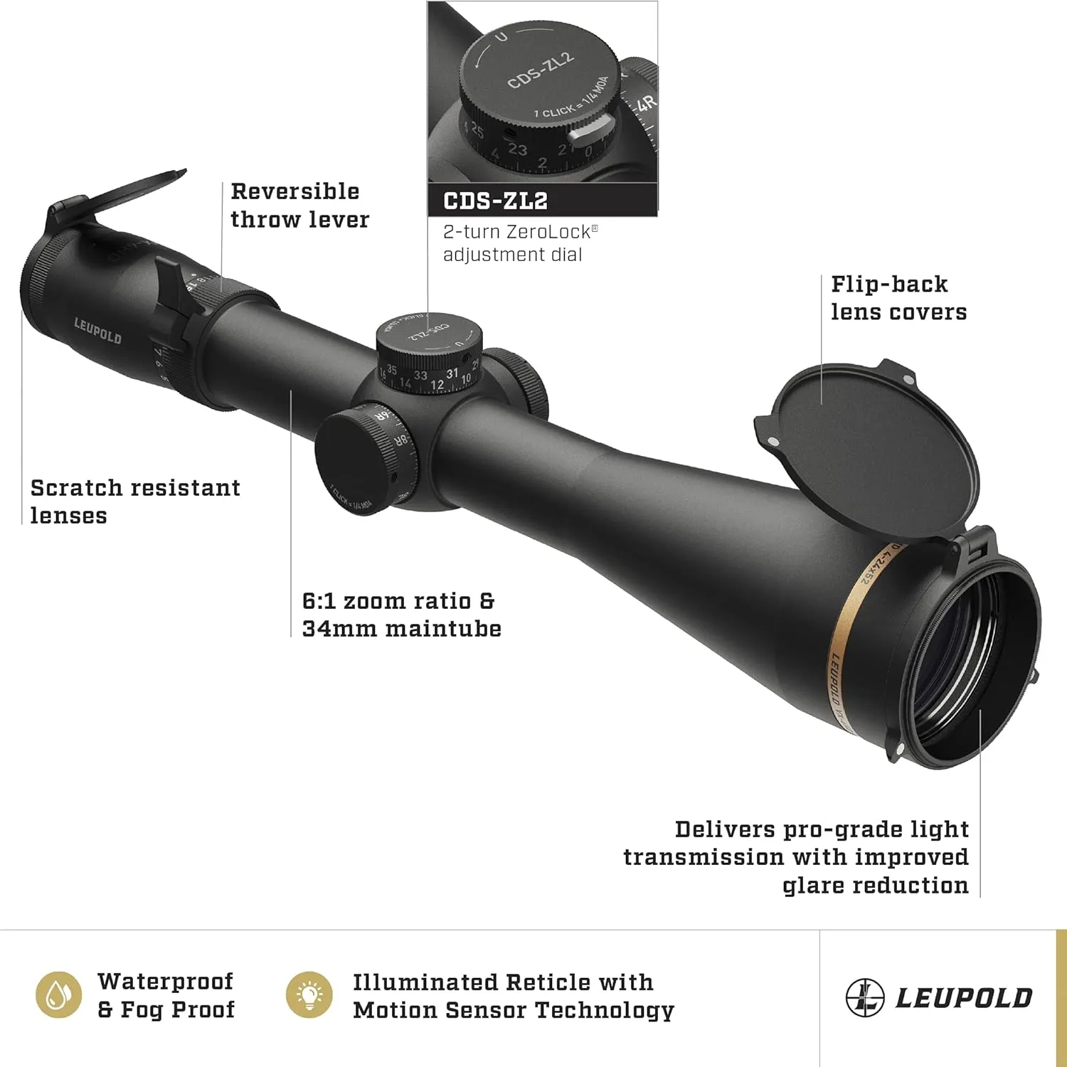 Leupold VX-6HD 4-24x52mm Riflescope