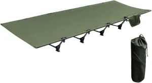 Lightweight Folding Tent Camping Cot Bed with Storage Bag 150kg Load Capacity Easy Setup Portable Compact Folding Bed