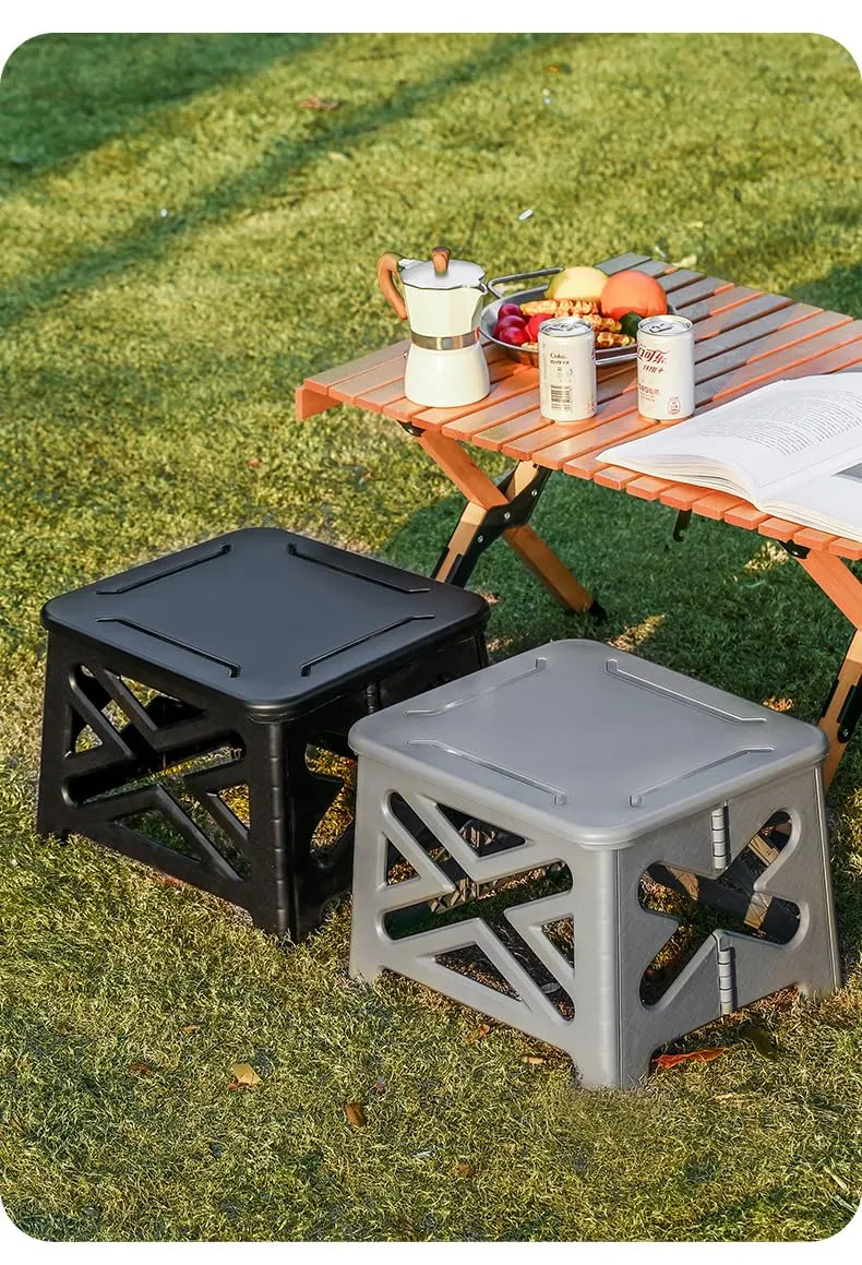 [lilaBelle]【Multi-Scenario Foldable Toilet Stool】200lbs PP Portable Commode for Car, Camping, RV – Leakproof Design with Sanitary Bags & Stabilizing Base, Compact Travel Toilet for Families