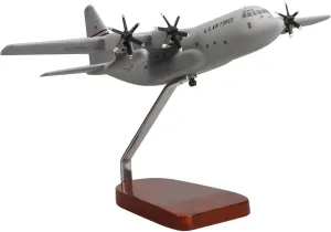 Lockheed Martin C-130J Super Hercules Large Mahogany Sculpture
