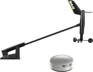 Lowrance WS320 Wireless Wind Pack, with Interface, Black, Large