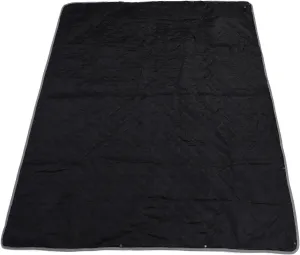 Luqeeg Heated Blanket, 3 Heating Levels, Heated Camping Blanket, Heating Pad, Comfortable Fleece Sleeping Bag Pad, Portable Mat for Camping, Picnic, Stadium (180cm*150cm)