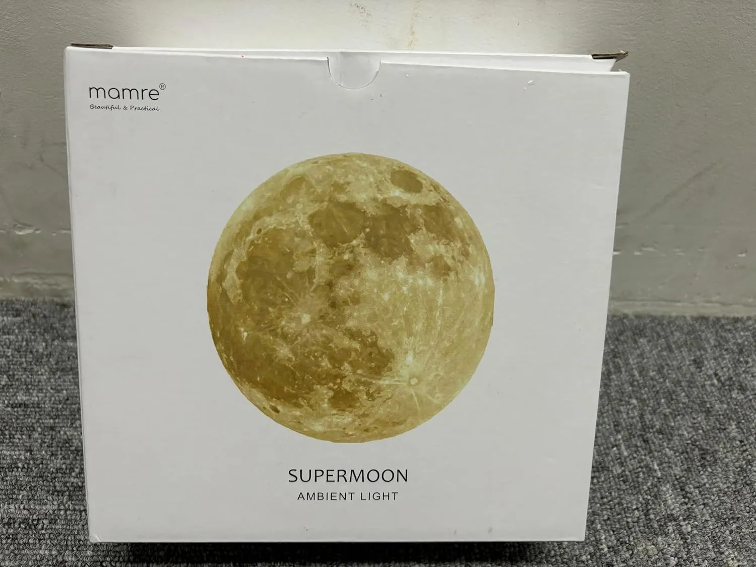 mamre Super Moon Lamp Table Lamp Gift Special Women's Gift for Bedroom Living Room Suprise Gift for Valentine's Day Birthday Wedding Anniversary