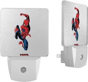 Marvel Spider-Man Badge Night Light 2-Pack