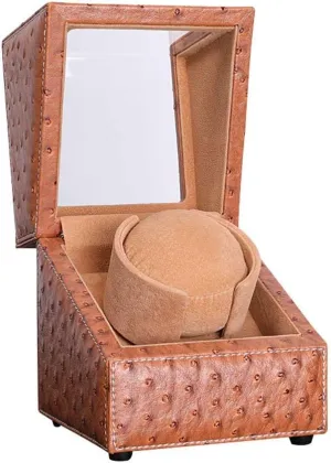 Mechanical Watch Ostrich Skin Automatic Winding Mechanical Watch Box Watch Box Watch Winder Watch Box
