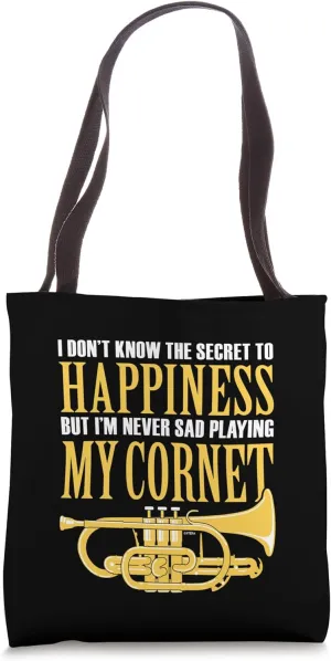 Meme for Cornet Player in Brass Band A Funny Cornet Tote Bag
