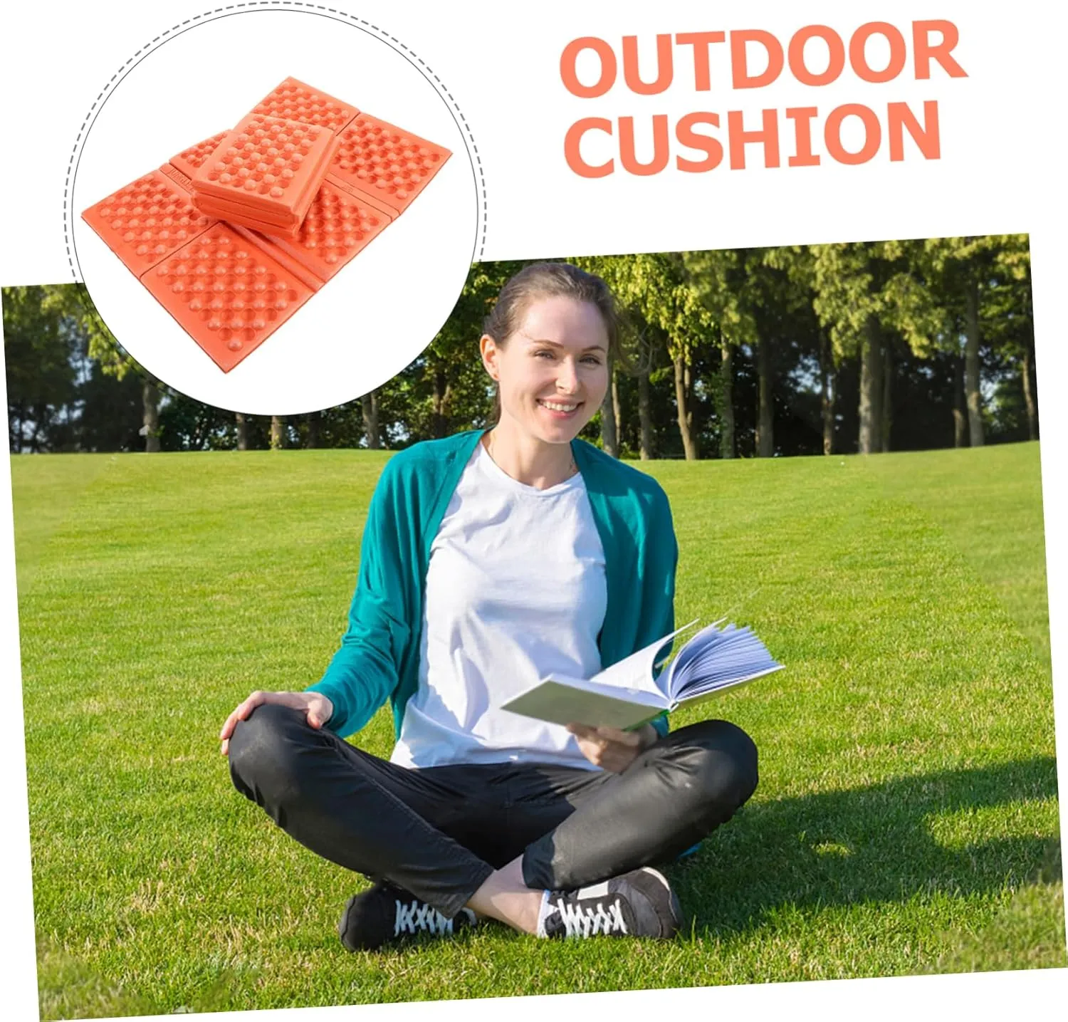 Mipcase 5sets Camping Sitting Mat Foldable Outdoor Picnic Cushion Multi-use Ground Seat Pad 2pcs*5