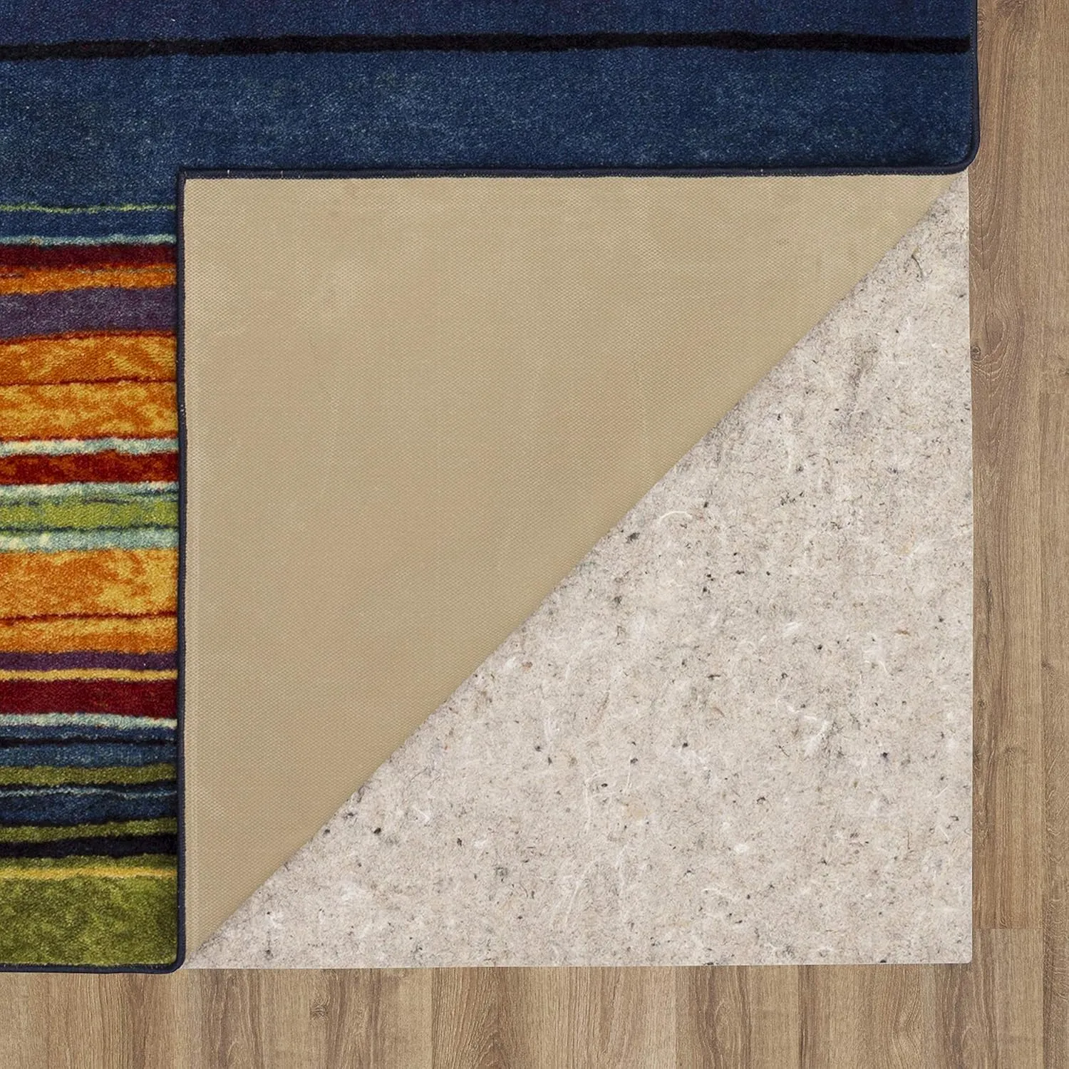 Mohawk Home Rainbow Stripe 2' x 8' Area Rug - Multicolor - Perfect for Living Room, Dining Room, Office