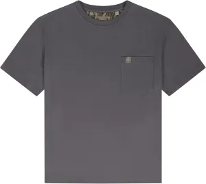 Mossy Oak Cottrell Camp Tee – 100% Cotton, Pre-Shrunk, Soft Feel Peached Fabric with Chest Pocket, 2-Way Stretch