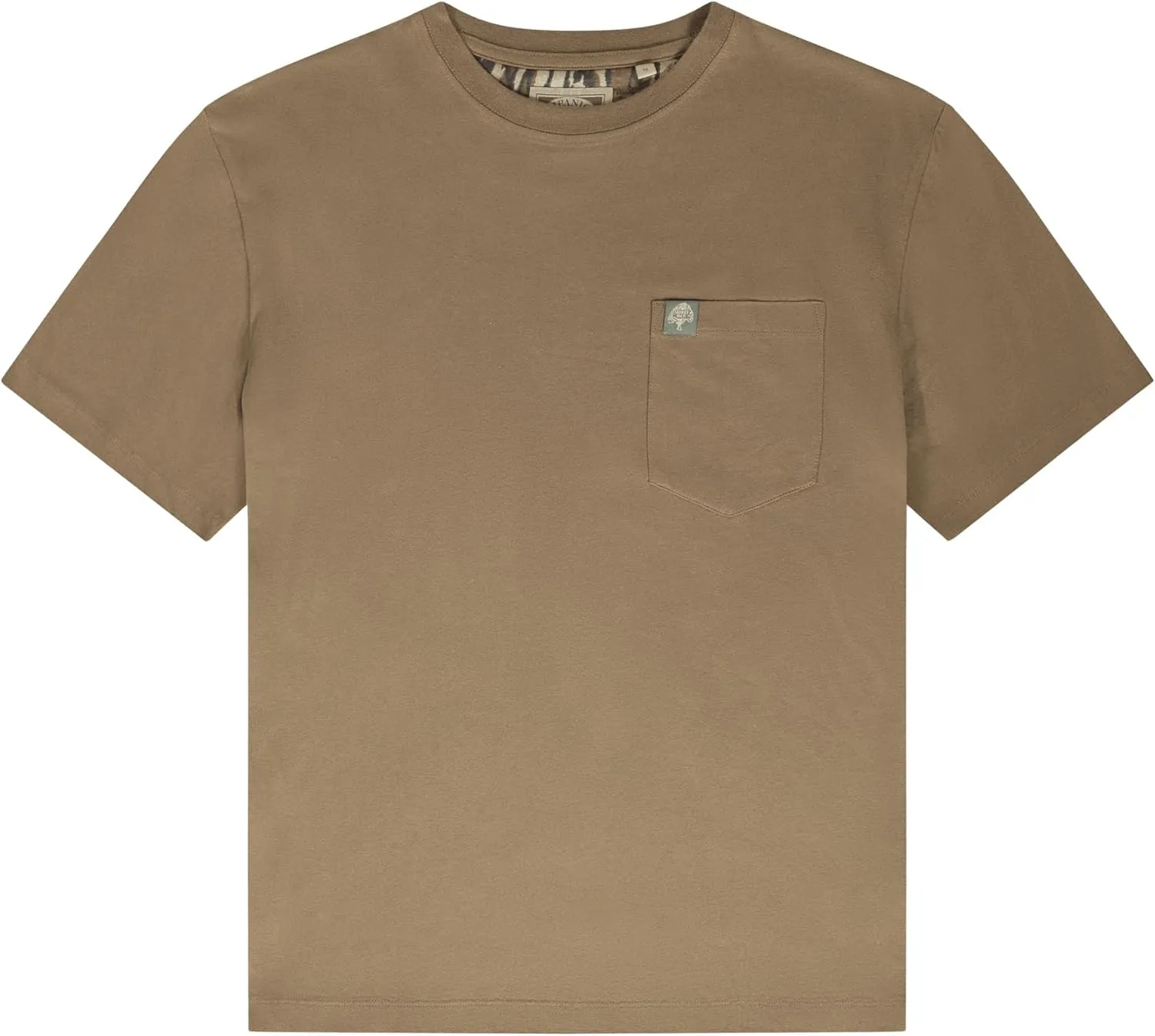 Mossy Oak Cottrell Camp Tee – 100% Cotton, Pre-Shrunk, Soft Feel Peached Fabric with Chest Pocket, 2-Way Stretch