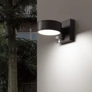 Motion Sensor Outdoor Lights, Aluminum Outdoor Wall Sconce, LED Porch Lights, 8W Outdoor Wall Light, Exterior Wall Sconce, Waterproof 3000K/4000K/5000K Wall Light for Garage Enterway