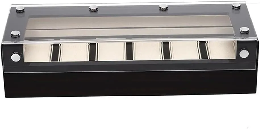Multifunctional Watch Box Watch Large Capacity Storage Box Watch Box Watch Display Box Transparent Jewelry Box Jewelry Display Box (Size : Medium) ()