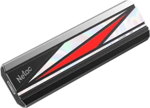 Netac 256GB Extreme Portable SSD External Solid State Drives Up to 2000MB/s Read 1700MB/s Write Speed, USB 3.2 Gen.2 Business Travel Essential Supports Win to Go Dust-Resistant, ZX20L