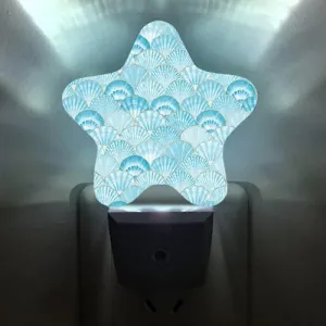 Night Light Plug-in into Wall Dusk to Dawn Smart Sensor White Led Nightlight for Bedroom Bathroom Kitchen Hallway Stairs Energy Efficient Decor Desk Lamp Beach Decor