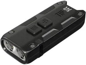 NITECORE TIP SE Dual-Core Metallic Keychain Light - 700 Lumen - Black
