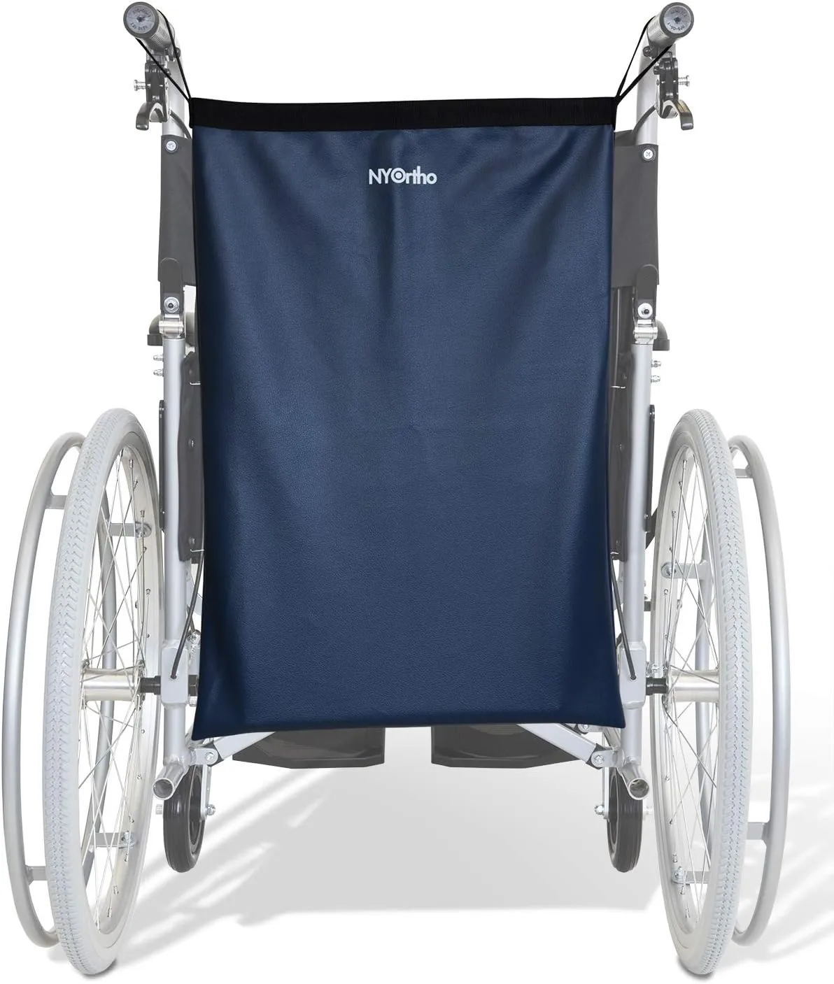 NYOrtho Wheelchair Foot-Rest Extender Elevating Pad - Leg Cushion Protector   Carrying Bag | Secures Easily with Quick-Release Strap Seat Widths 16" - 20"   Carrying Bag, 2" Foot Platform