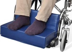 NYOrtho Wheelchair Foot-Rest Extender Elevating Pad - Leg Cushion Protector | Secures Easily with Quick-Release Strap Seat Widths 16" - 20", 1" Foot Platform