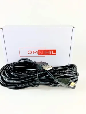 OMNIHIL 30 Feet Long High Speed Micro-USB 2.0 Cable Compatible with Bluedio Professional BS-2 Mini Speaker