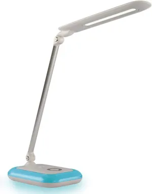 OttLite Glow LED Desk Lamp with USB Charging Port - Portable, Adjustable, Desk Light,White