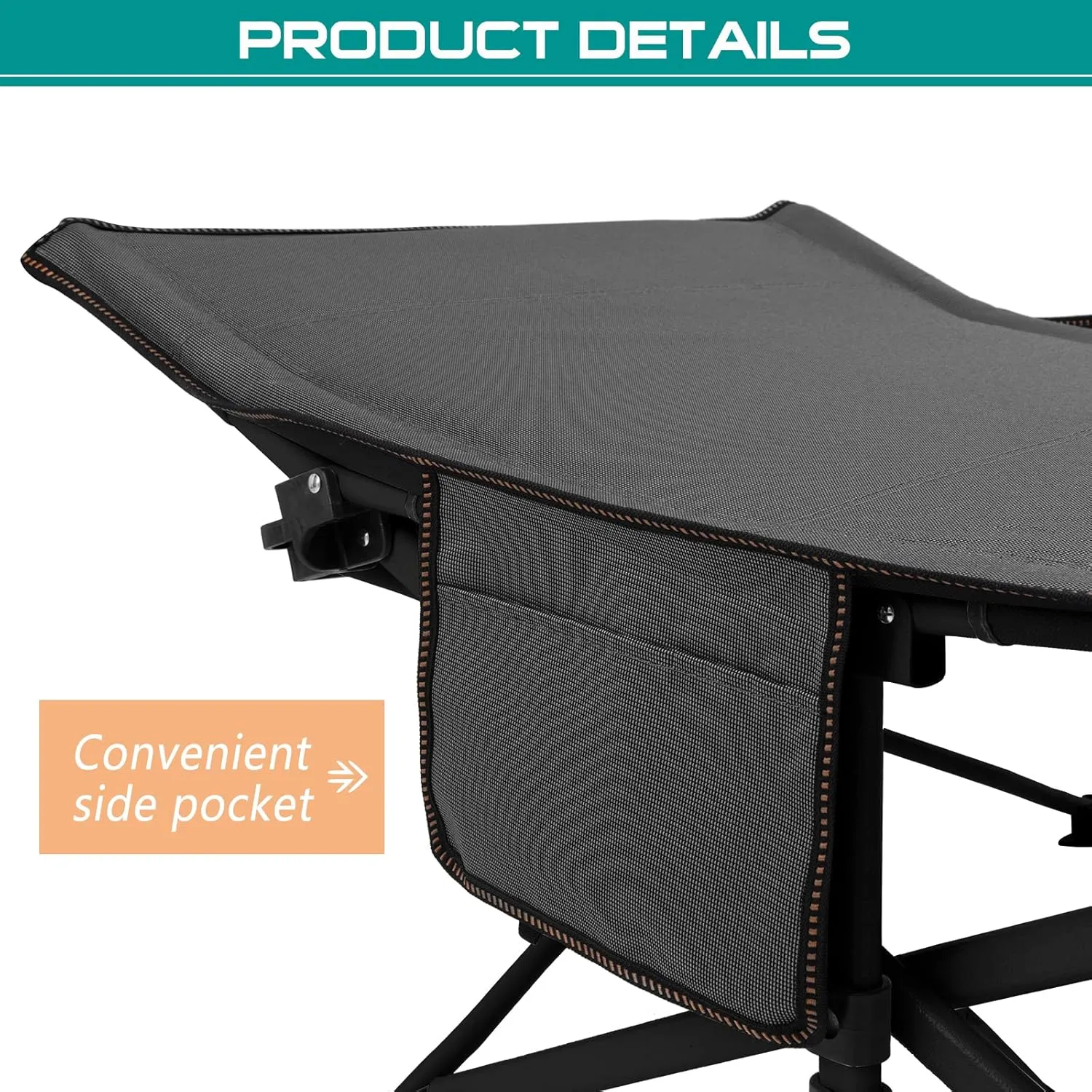 Oversized Folding Camping Cot for Adults, Portable Folding Cot Sleeping Bed Outdoor Use, Foldable Bed with Comfortable Mattress, Roll Away Cots for Camp Outdoor Office Travel