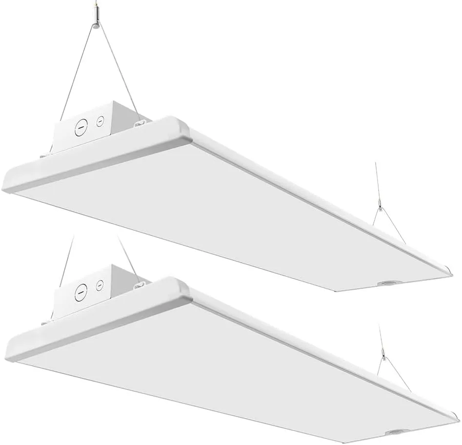 Pack of 2 ALTA LED High Bay Light - 4FT - 225W/195W/175W - 37,600 Lumens - 5000K/4000K Selectable - 120-277V - 600W Metal Halide Equal