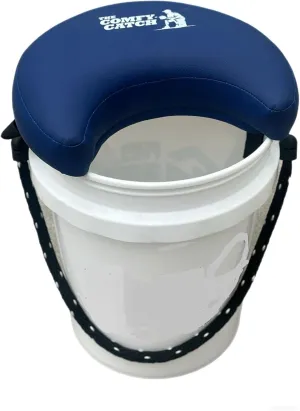 Padded Seat Cushion, Portable Storage Solution with Access Cutout, Fits 5 Gallon Buckets
