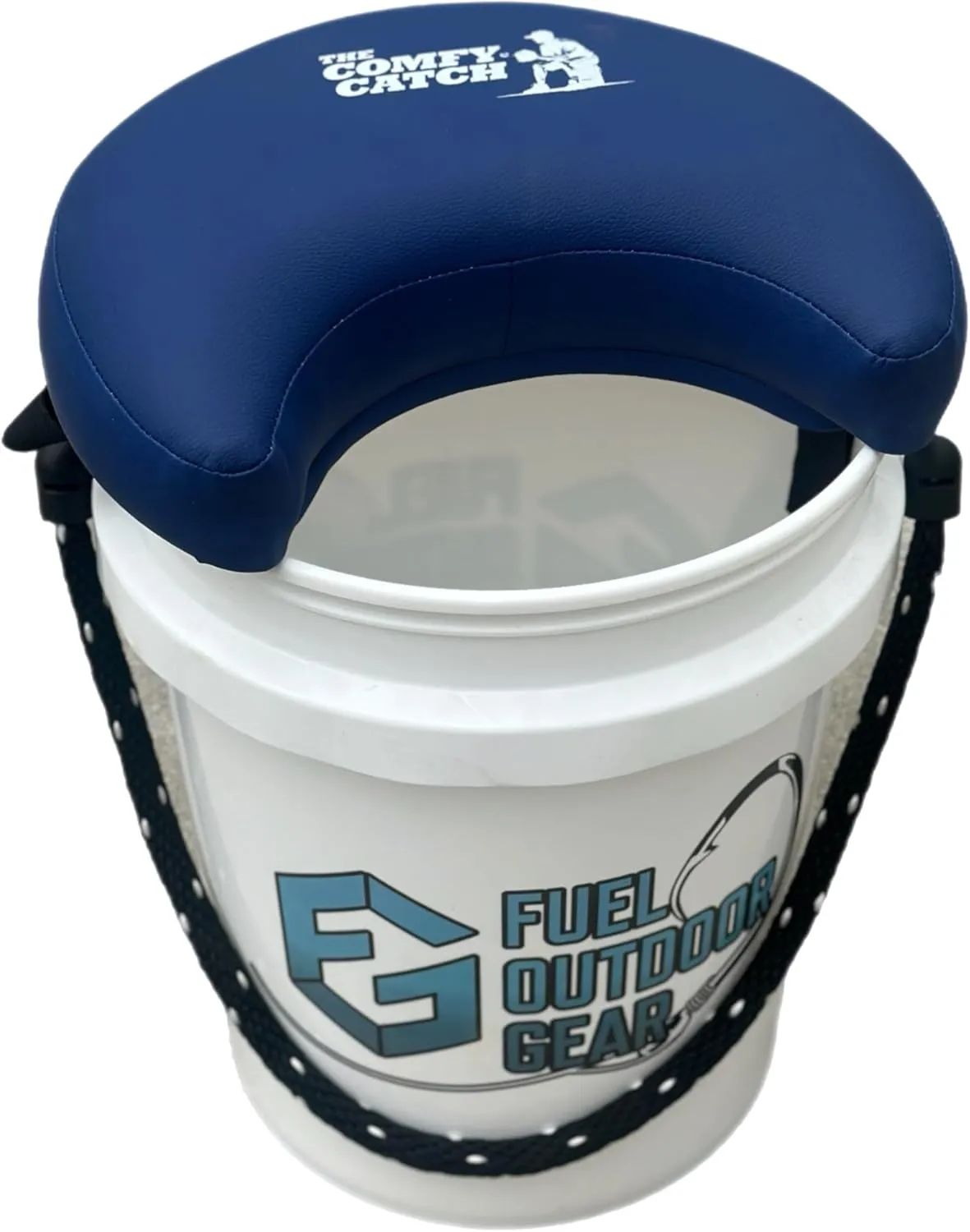 Padded Seat Cushion, Portable Storage Solution with Access Cutout, Fits 5 Gallon Buckets