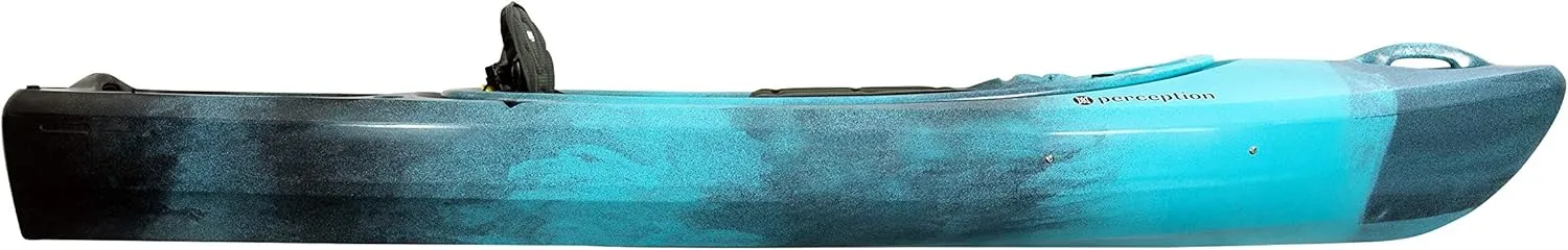 Perception Sound 9.5 | Sit Inside Kayak for Fishing and Fun | Two Rod Holders | Large Rear Storage | 9' 6"