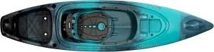 Perception Sound 9.5 | Sit Inside Kayak for Fishing and Fun | Two Rod Holders | Large Rear Storage | 9' 6"