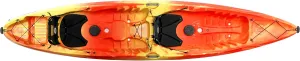 Perception Tribe 13.5 Sit on Top Tandem Kayak for All-Around Fun Large Rear Storage with Tie Downs