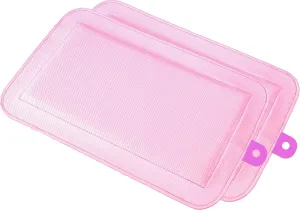 Pet Carrier Insert Pads Size Petite 13.5in x 8.5in Pink - 2 Pack